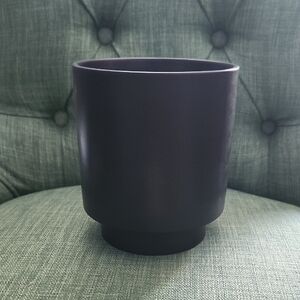Threshold Black Ceramic Planter